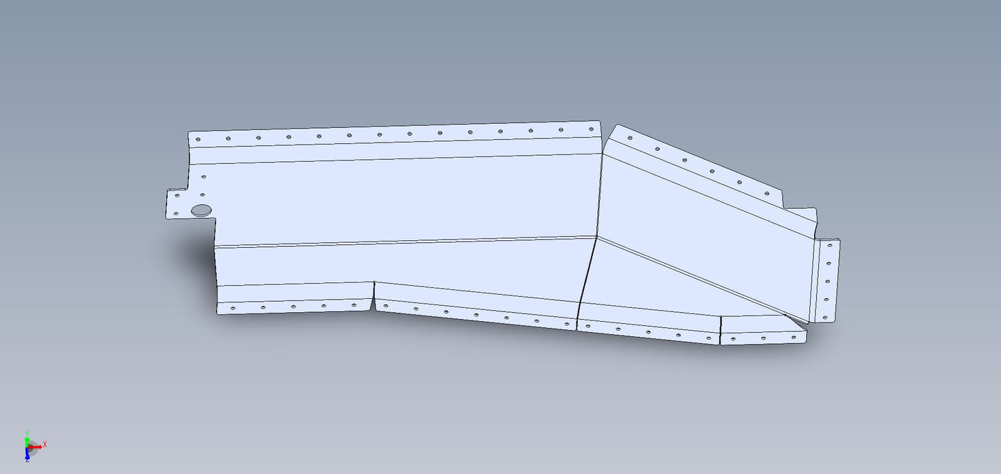 Humvee center tunnel insert