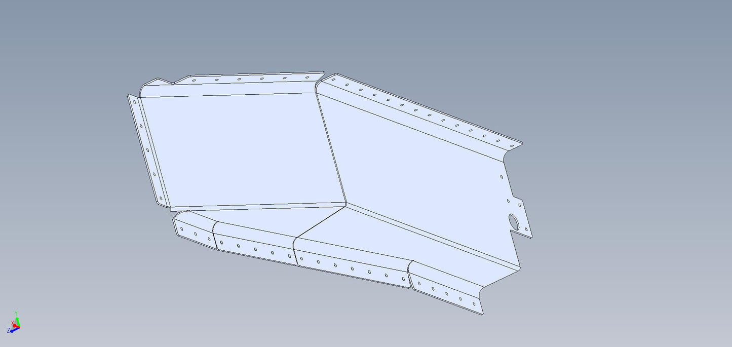 Humvee center tunnel insert