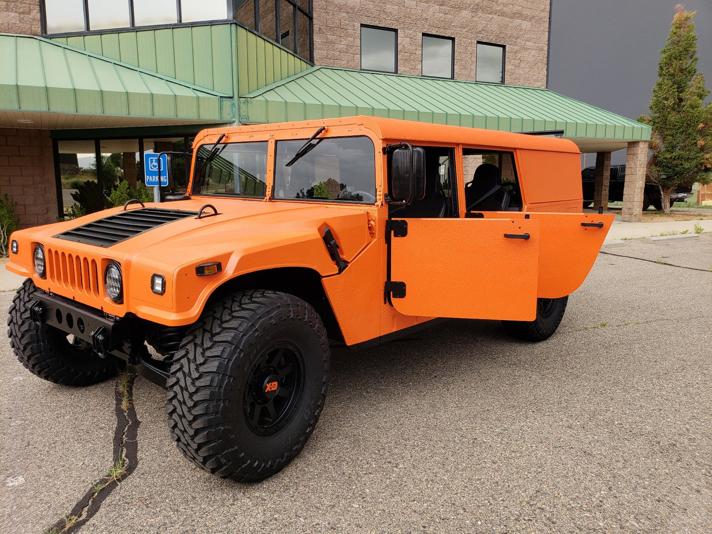TURN KEY Orange Humvee
