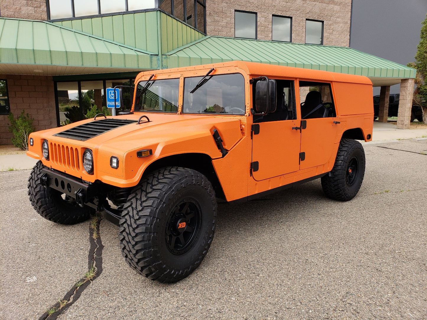 TURN KEY Orange Humvee