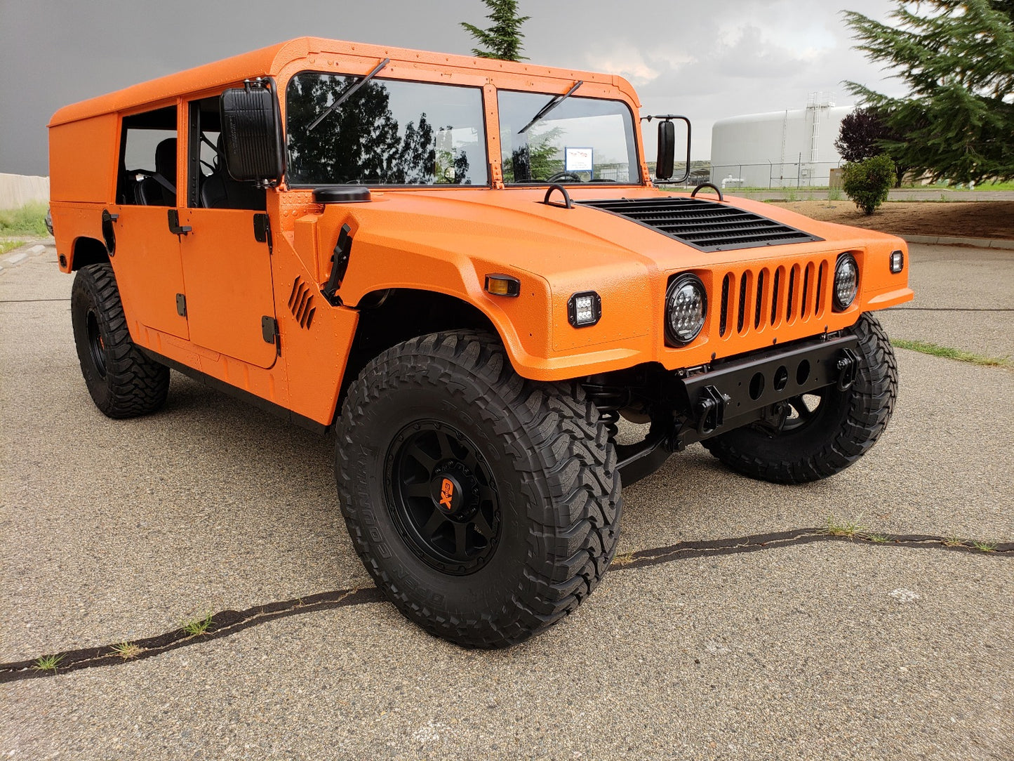 TURN KEY Orange Humvee