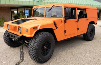 TURN KEY Orange Humvee