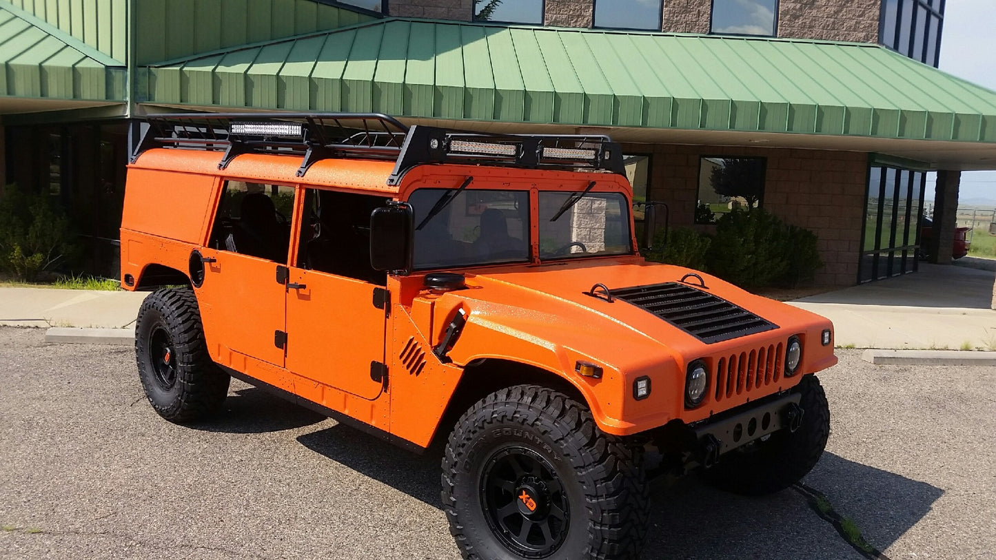 This is the orange Humvee with optional Rack.(not included)