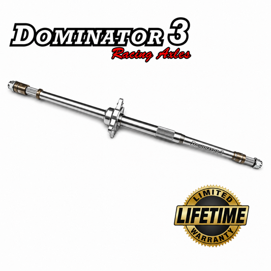YAMAHA YFZ450R / YFZ450X '09 & LATER (FUEL INJ) MX -2/+1 DOMINATOR 3 AXLE WITH RACE HUB