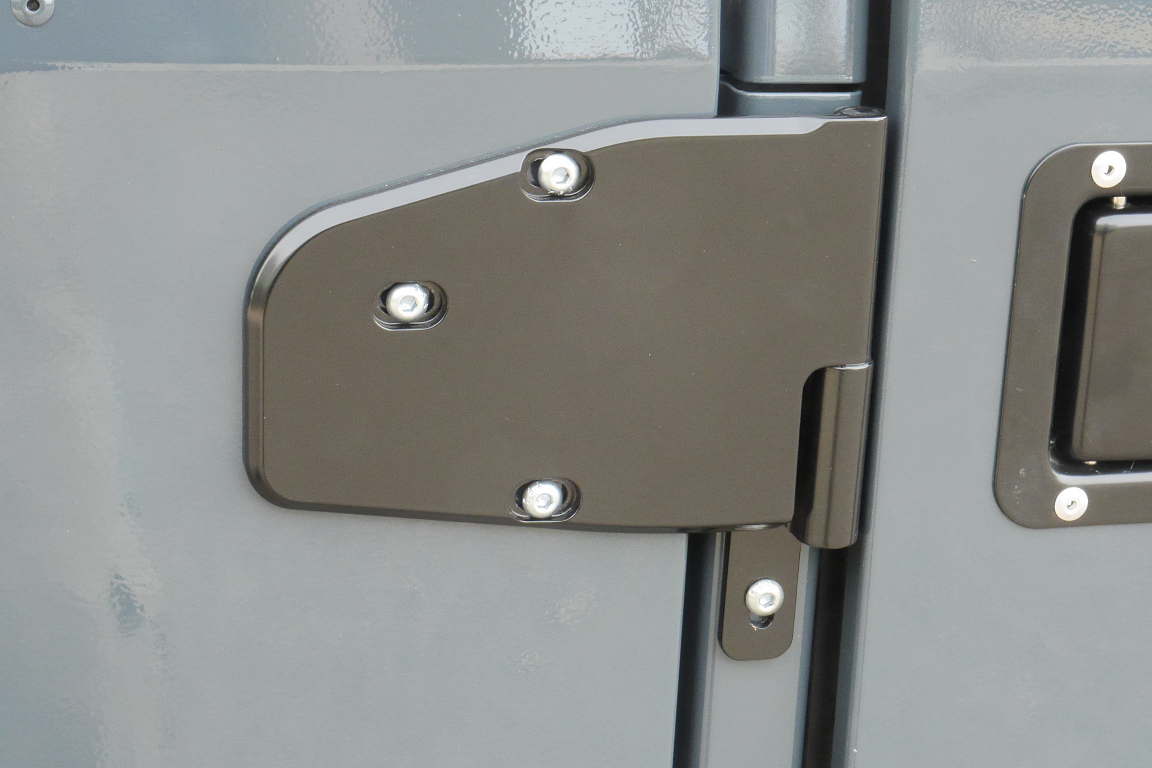 Humvee aftermarket billet aluminum hinges for factory Humvee or our aftermarket doors.