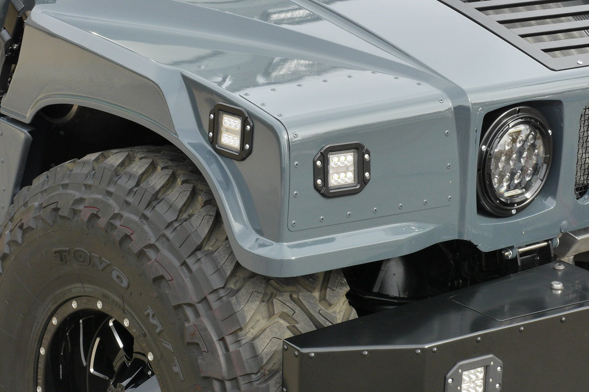 Humvee front turn signal Insert with LED